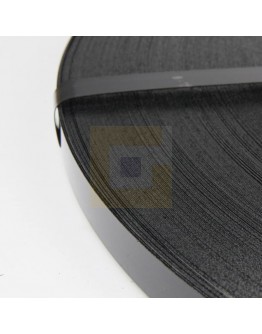 Staalband enkelvoudig 13mm - 05mm zwart gelakt