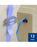 PP Band 12mm blauw 1000mtr dispenserdoos Omsnoeringsband