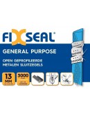 Metalen sluitzegels FIXSEAL geprofileerd 13mm. 3000x Omsnoeringsband