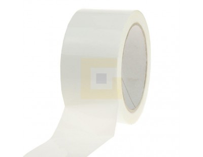 PP acryl tape 48mm/66m Wit Low-noise