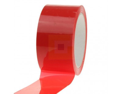 PP acryl tape 50mm/66m Rood Low-noise