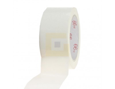 PVC solvent tape 48/66 wit, low noise PVC solvent tape
