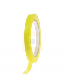 Zakkensluiter tape PVC geel 9mm