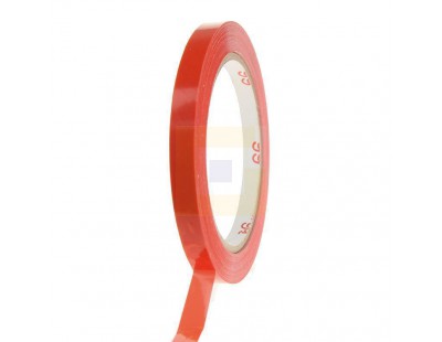 Zakkensluiter tape PVC rood 9mm Tape - Plakband