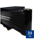 Machinefolie 150% Standard zwart 23my / 50cm / 1.500m Rekwikkelfolie