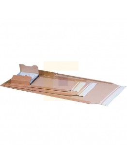 Wikkel-kartonverpakking met plakstrip, 335 x 275 x (-) 80mm (C4+) 