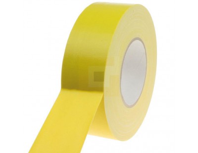 Duct tape Pro Gaffer Lijmrestvrij Geel 50mm/50m  Tape - Plakband