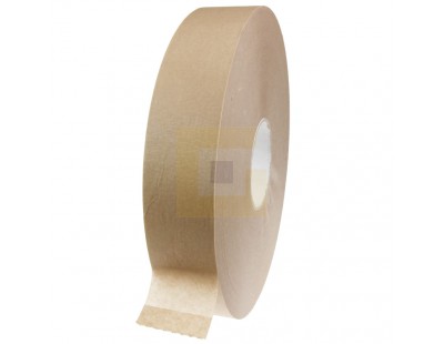 Papertape 50/500 bruin zelfklevend solvent machinerol Tape - Plakband