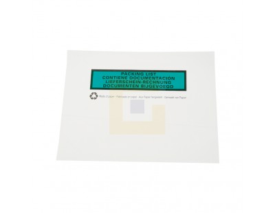 Papieren documenthoesjes BIO C6 162x120mm, 1000 stuks Documenthoesjes
