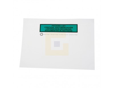Papieren documenthoesjes BIO C5 228x165mm, 1000 stuks Documenthoesjes