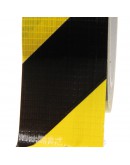 Vloermarkeringstape Ducttape geel/zwart 50mm/33m  Tape - Plakband